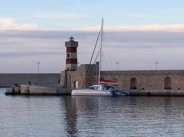 Jurgen à bord de son NEEL 45 2