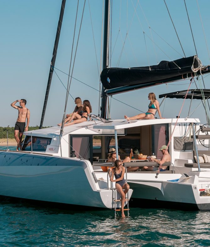 The NEEL 43, the ideal family cruiser