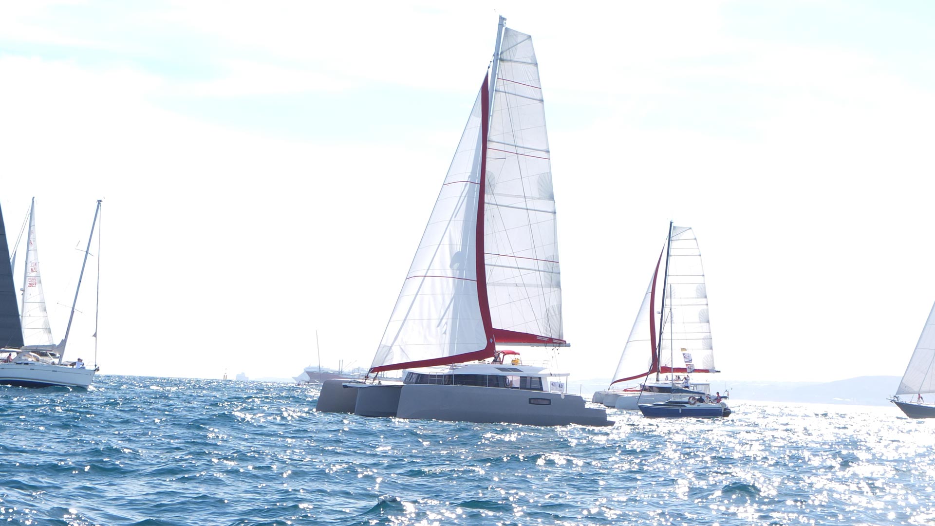 Two NEEL trimarans take the start of the ARC 2020 2